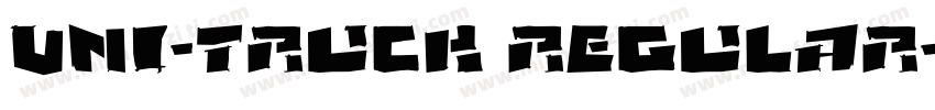 VNI-Truck Regular字体转换